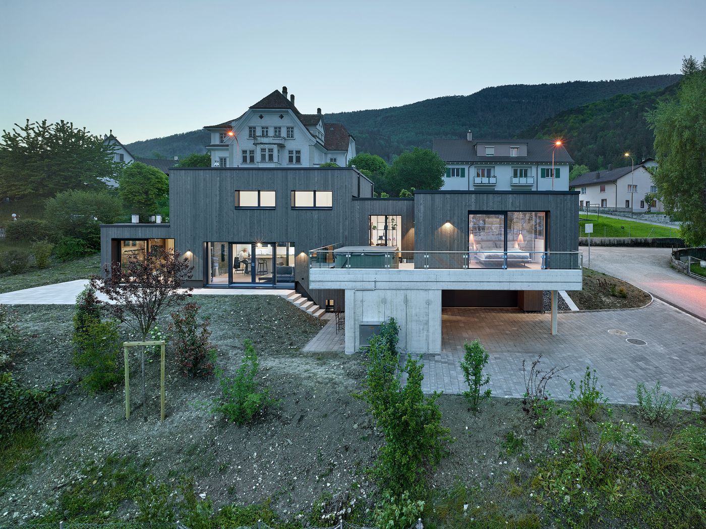 Villa Bellevue 1, transformation